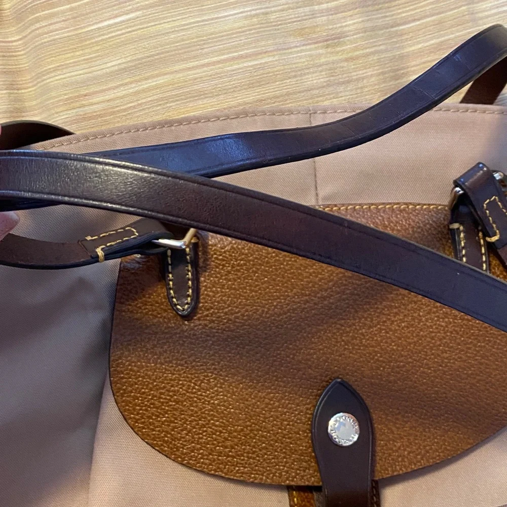 Dooney and Bourke nylon and leather large tote